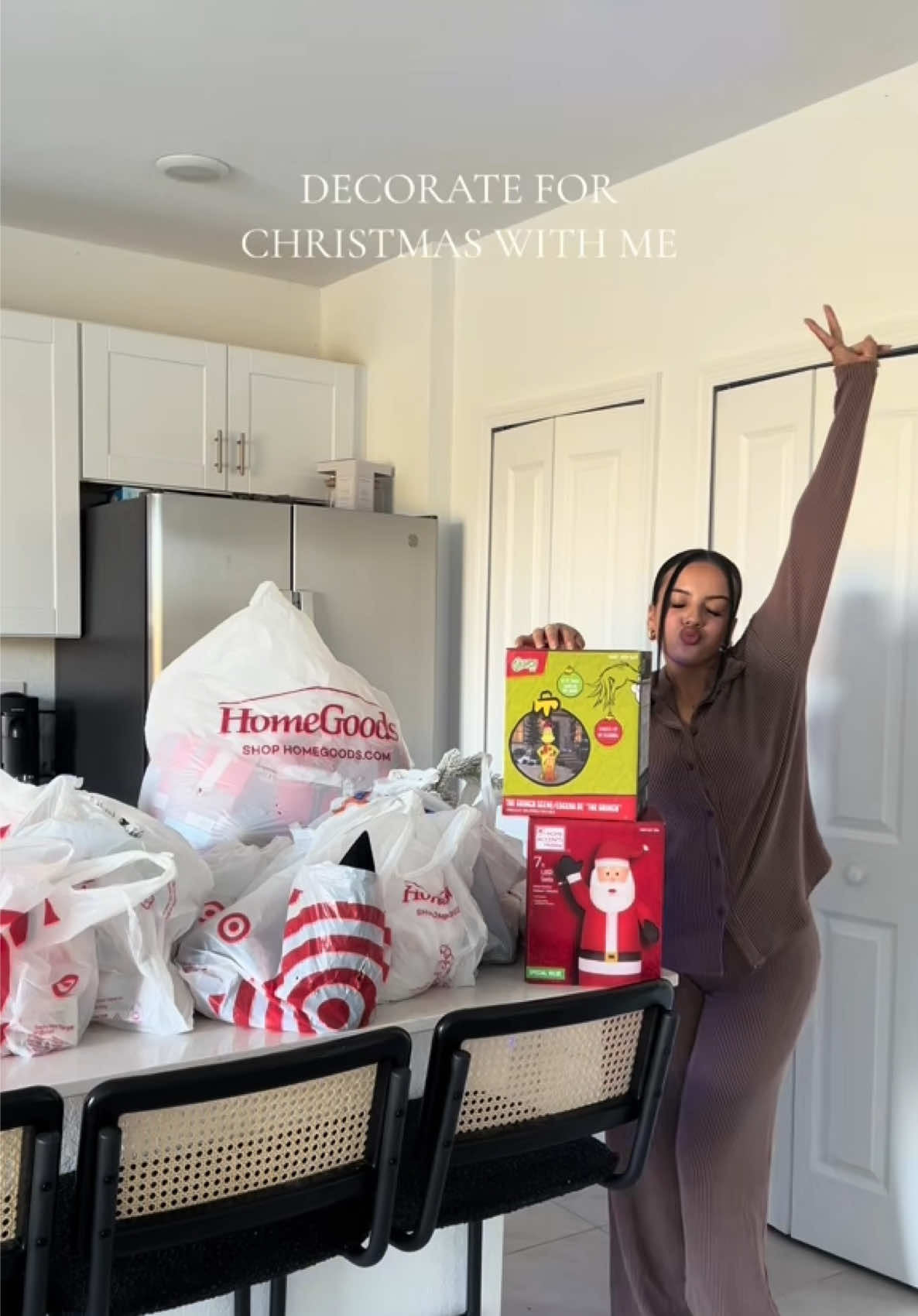 In honor of Its Time season 🌲Moms what theme are we doing this year for Christmas ?  |#momlife #momtok #christmasdecor #momvlog #sahm       