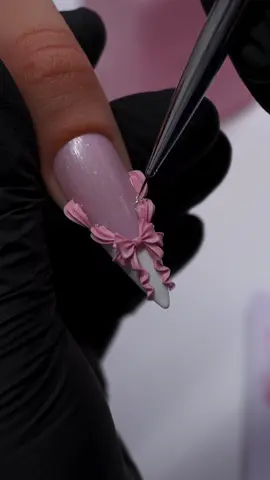 Cake x Coquette Nail  #bdaynails #cakenails #coquettenail #diynailart #pinknails 