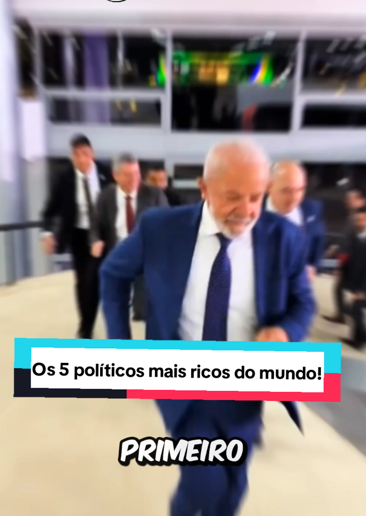Os 5 políticos mais ricos do mundo! #politicos  #rico 