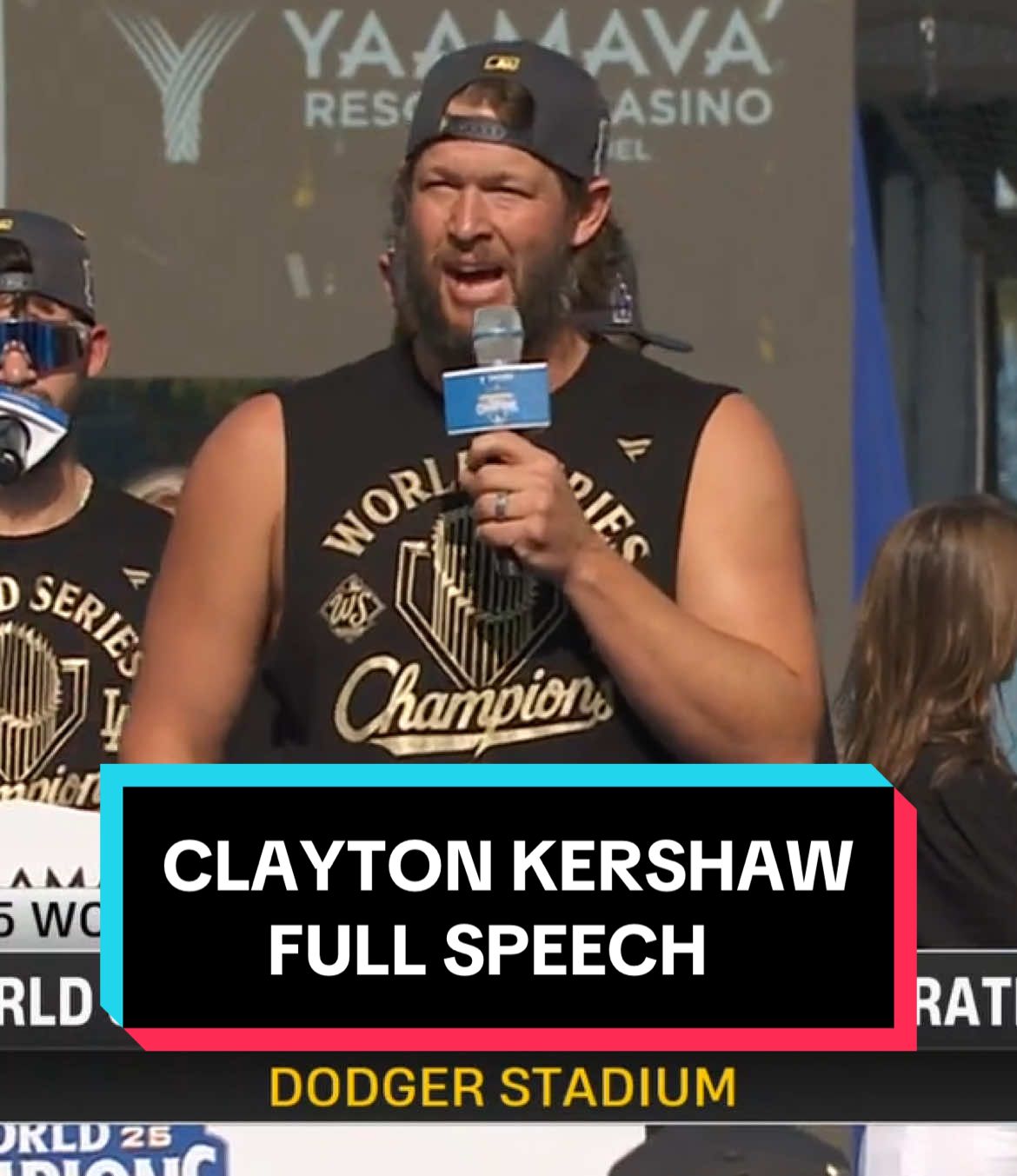 A special #WorldSeries for Clayton Kershaw 🫶 #MLB #dodgers 
