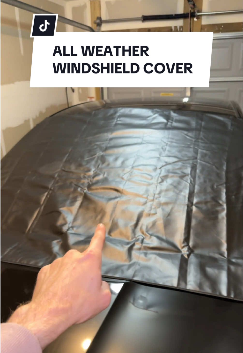 DON’T WAIT ⚠️ #winter #icy #windshieldcover #caraccessories #snow 