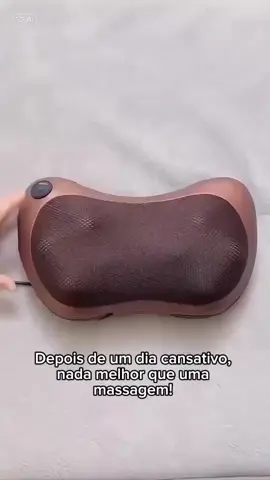 Massageador 8 Bolas Shiatsu Lombar Pescoço Veicular E Casa Almofada Lombar Pescoço Pés Link na bio #massagem #shiatsu #massageador #massageadorelétrico