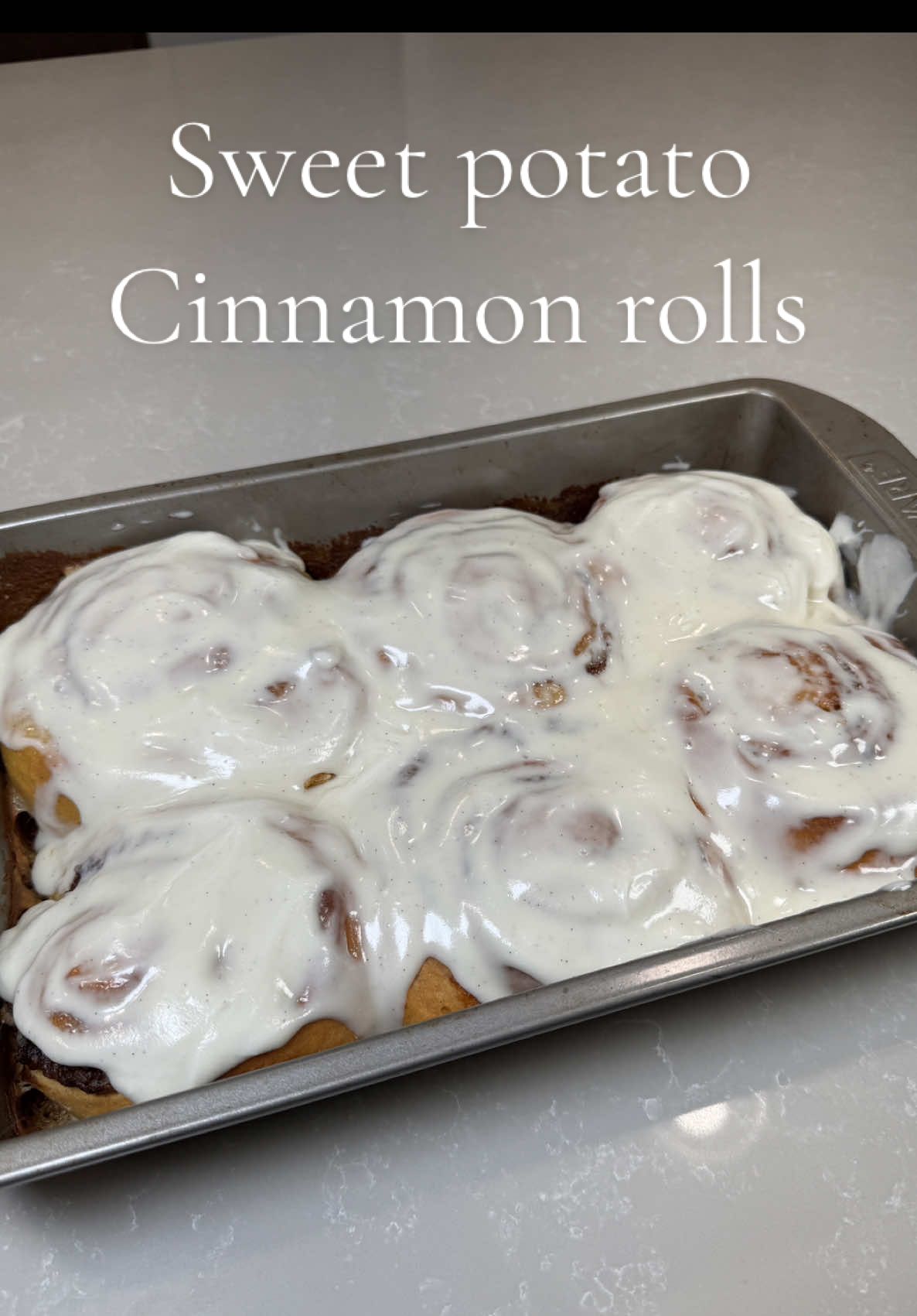 Fall baking series part 7 🍂  I let my girlfriend do today’s voice over,  should they be allowed to do another one? 🤭  #fallbaking #cinnamonrolls #sweetpotato #bakingrecipe #ceiranicole 