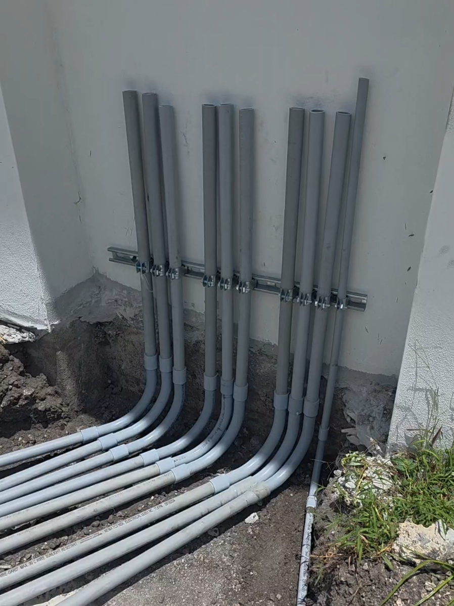 Conduit installation #electrician #electrical #miami #led #electrical 