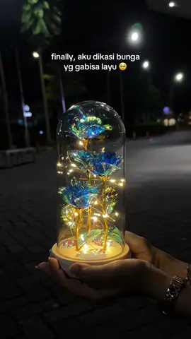 Makasii ya sygg 🥹💙 #kadopacar #lamputidur #bunga #florist #kadoulangtahun 