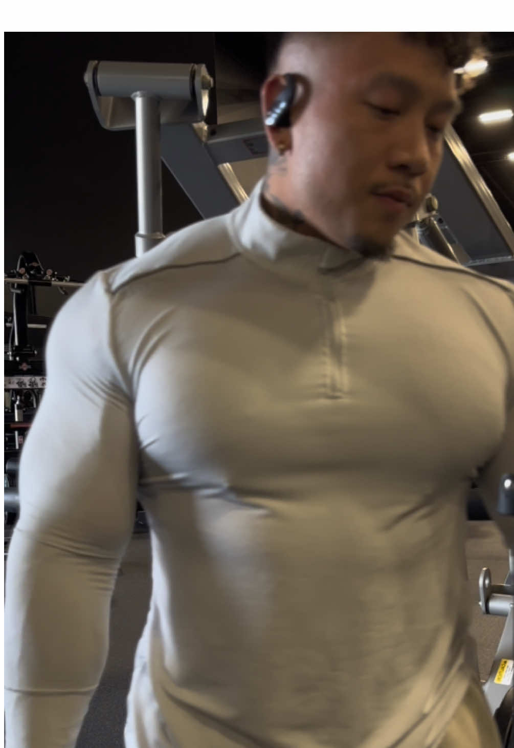 Quarter zip and sweat pants by @DFYNE code JAY #fyp #GymTok 