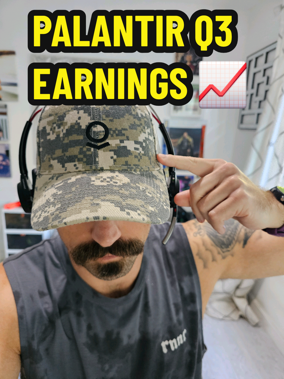 PALANTIR BEATS Q3 EARNINGS 📈 #palantir #earnings #stocks #q3 #investing 
