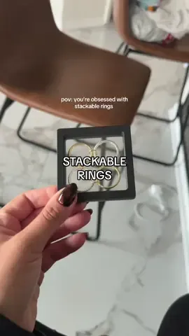 these stackable rings are so so amazing!! @Tewiky US  #tewiky #stackablerings #rings #jewelry #tiktokshopblackfriday 