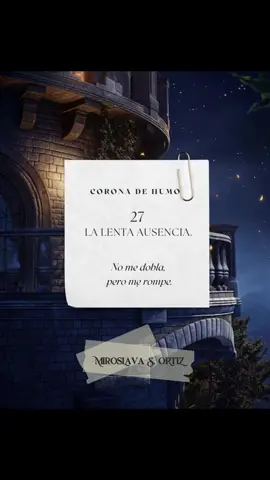 DÍA 27. Capítulo 27. Promocionando mi libro hasta llegar al público correcto. ❤️ 👑 CORONA DE HUMO 🗡️  DISPONIBLE EN WATTPAD ✍️ Autora: Miroslava S. Ortiz 🎭 Género: Romance/Fantasía oscura  #wattpadespañol #coronadehumo #writertok #writingcommunity #wattpadlibros 
