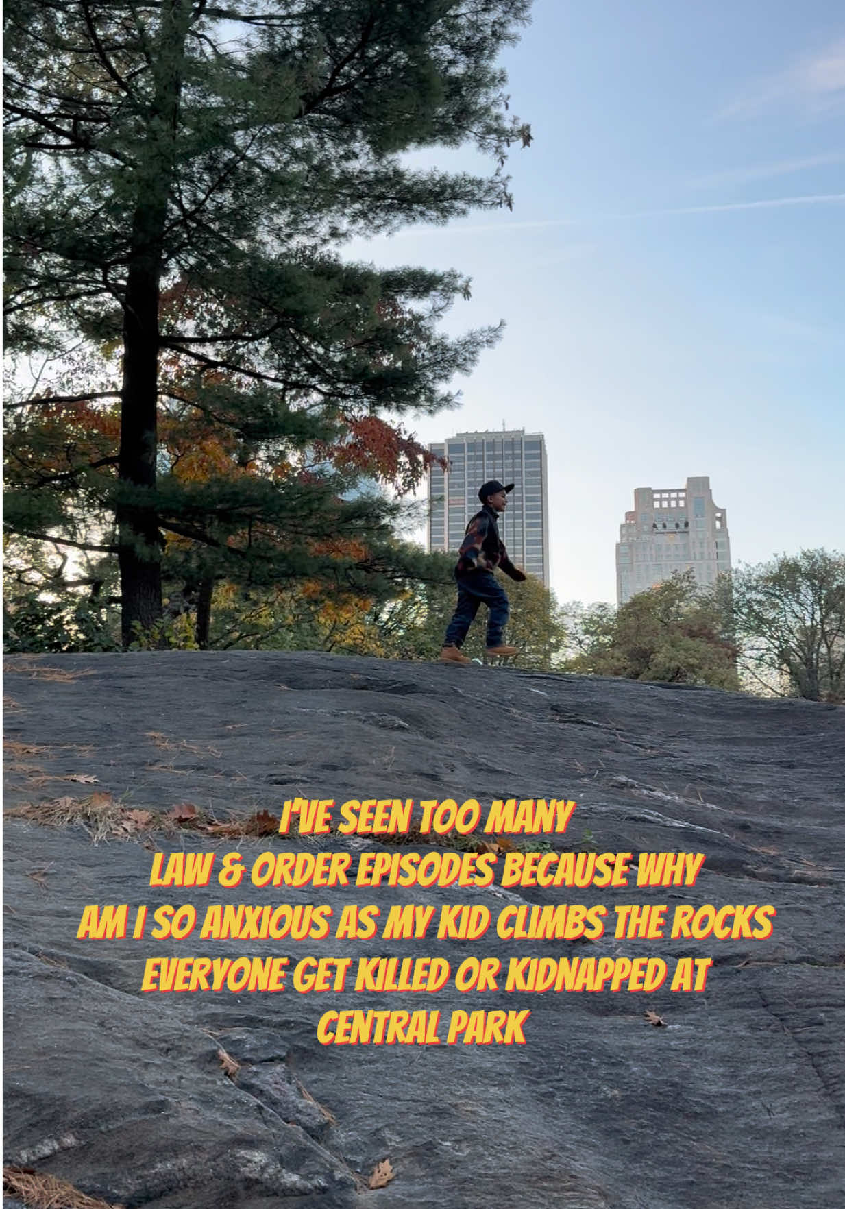 I’m tainted 😅 #centralpark #lawandorder #lawandordersvu 