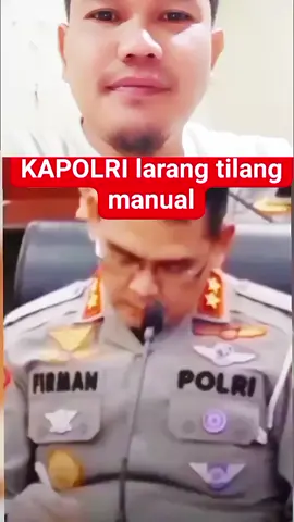 kapolri larang tilang