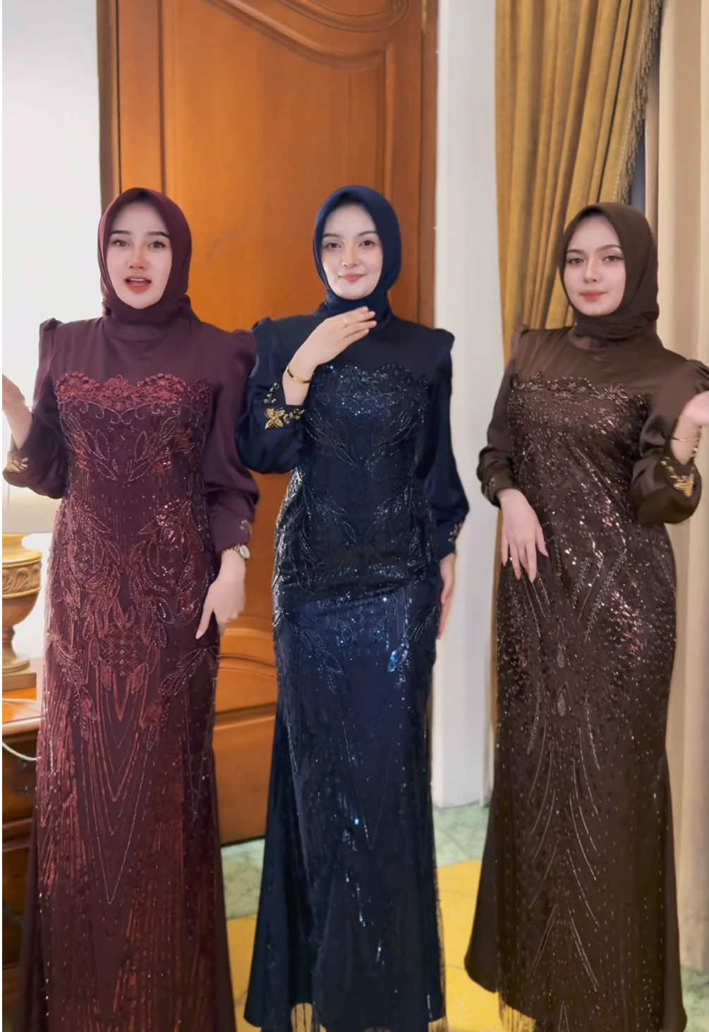 Brukat Karina ini emang istimewaah sekali loh yaaa #foryoupage #berandafyp #dancetiktok #dressmewah #dressbrukat 