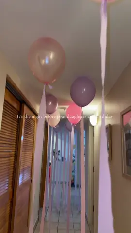 stayed up until 12am and I’d do it all over again to see her reaction 🥹🥹 #birthdaygirl #diybirthdaydecor #happybirthday #2yearold 