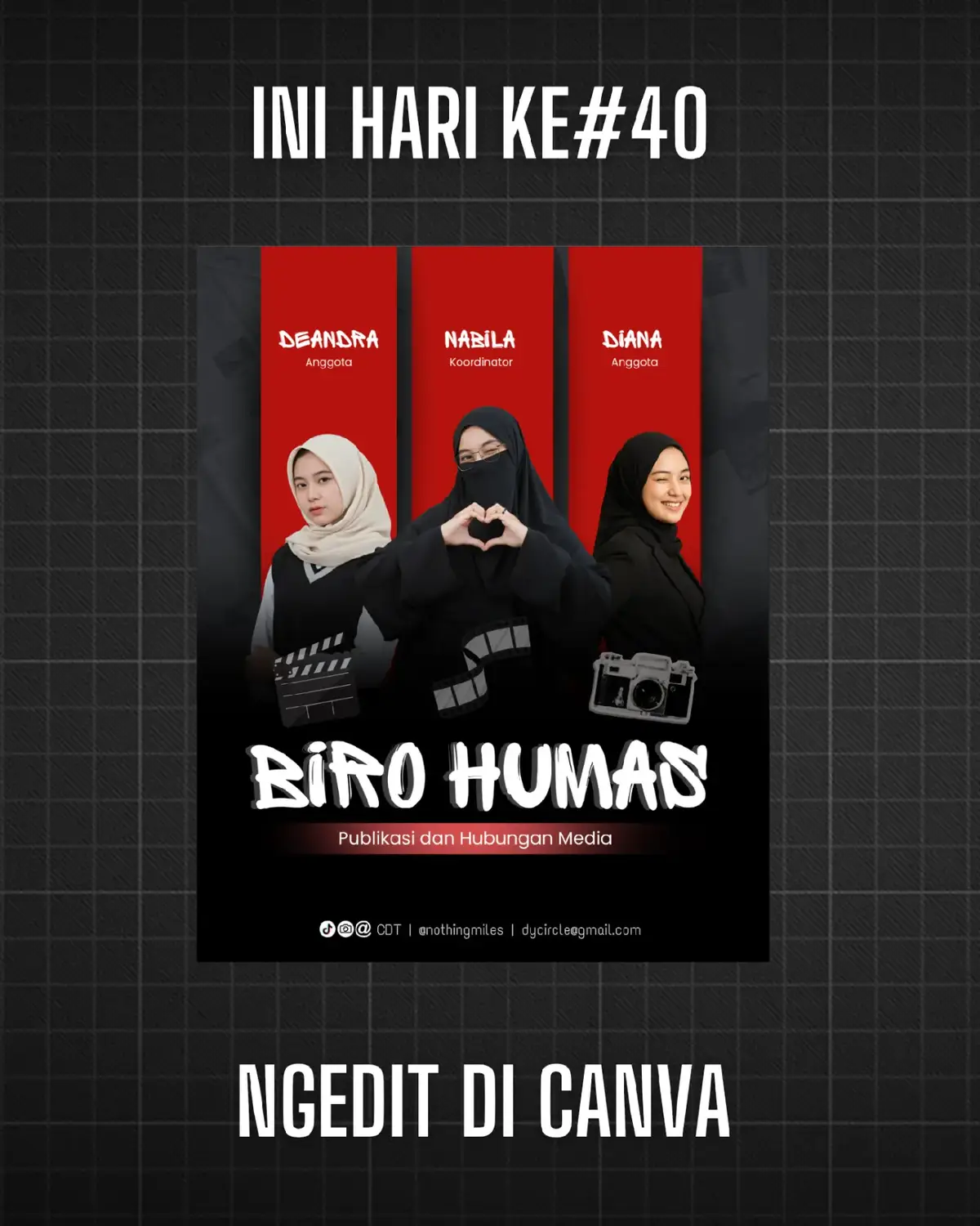 Inspirasi day #40 ngedit pake Canva buat feed sosmed kamu, next desain apalagi?  #inspiration #design #ideas