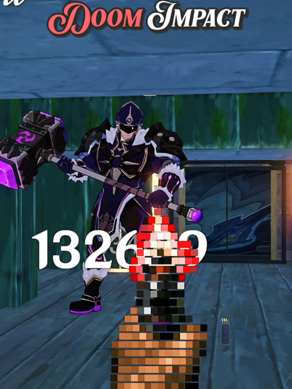 You can ACTUALLY play DOOM in Genshin 😭 #GenshinImpact #hoyoverse #meme #viral