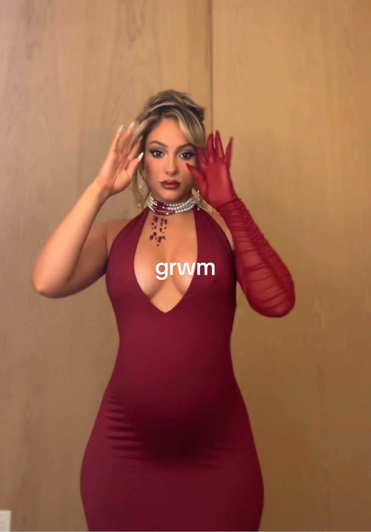 GRWM✨ for a masquerade #grwm #updo #hairtutorial #masquerade 