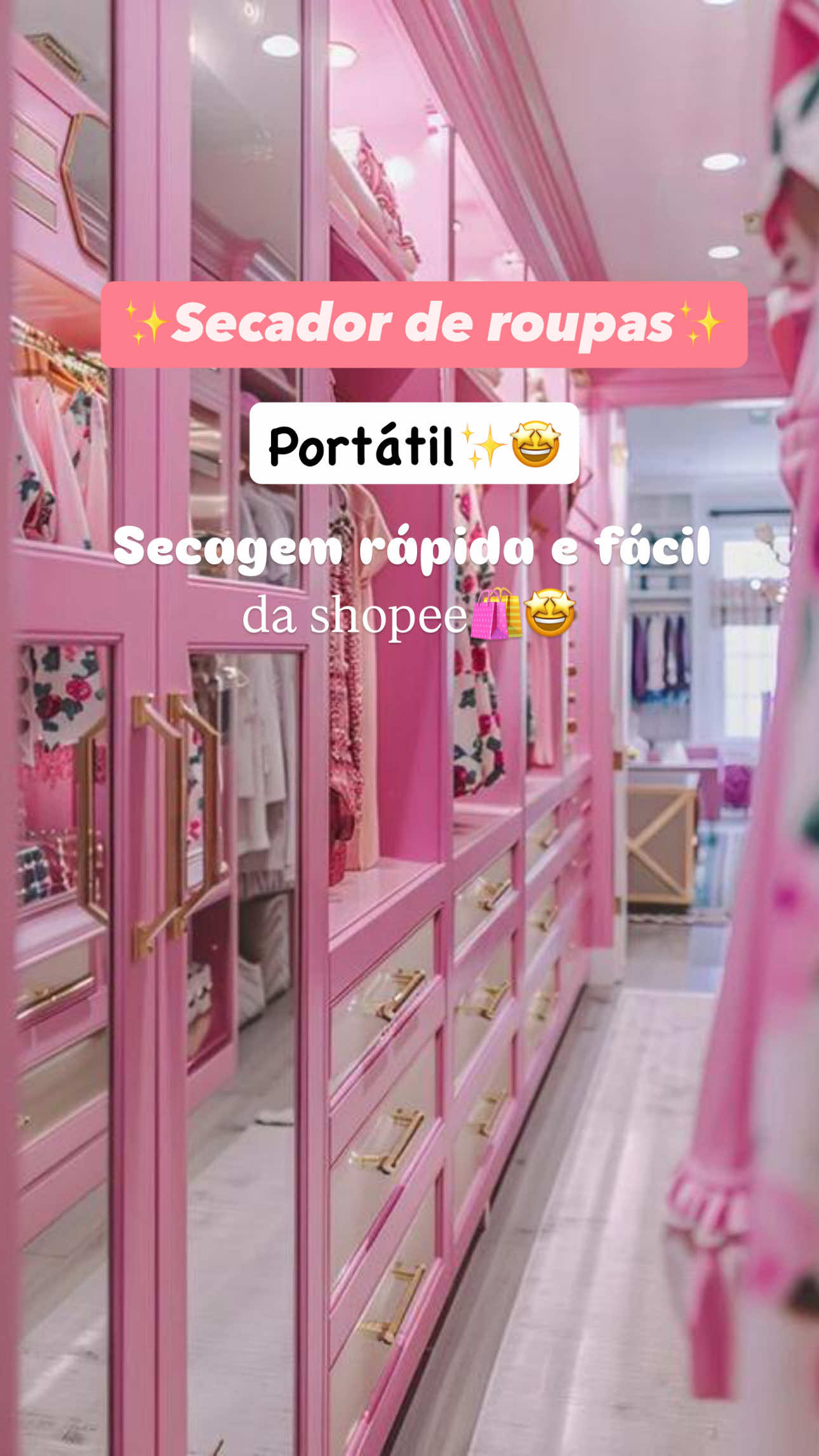 #creatorsearchinsights Chega de esperar horas para a roupa secar! Este secador elétrico portátil e suspenso é perfeito para qualquer cantinho da casa. Prático, rápido e economiza espaço e energia. Comente ‘Eu quero’ ou garanta o seu na Shopee pelo link da bio! #ShopeeBrasil #SecadorDeRoupas #CasaPrática #VidaMaisFácil      ”