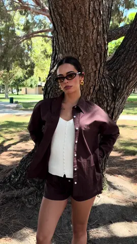 slow mornings ☕️🍁🐾 @Fashion Nova #fashionnovapartner  now or never pinstripe short set  karena cardigan sweater 