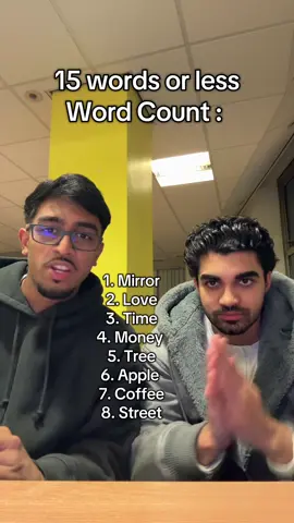 15 words or less let’s see if we win this #fyp #challenge #trend #15wordsorless #game ft. @Ibrahim Shah 