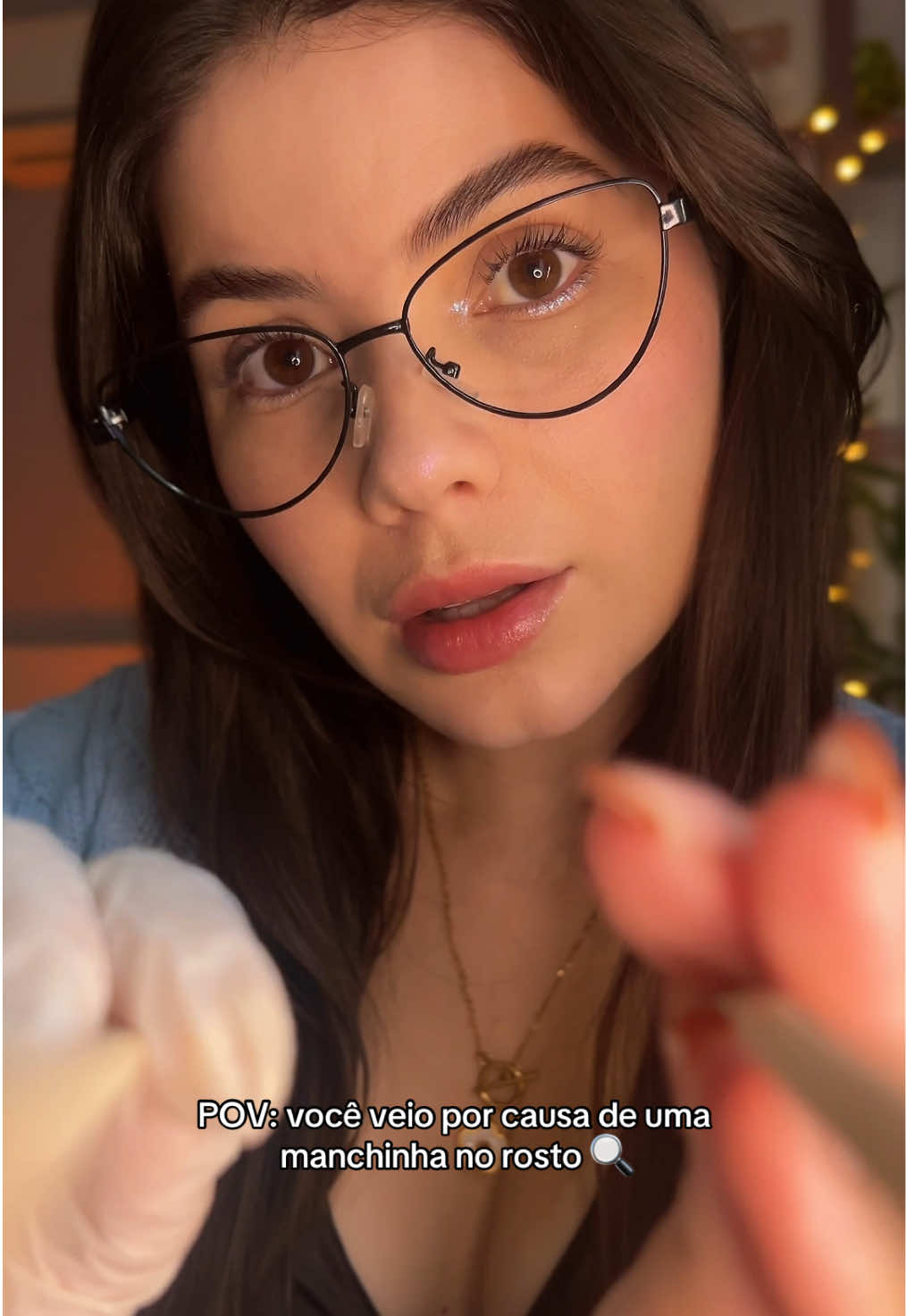 asmr POV: você veio na consulta porque achou uma manchinha estranha no rosto🔍 #asmr #asmrpov #skinasmr #skincare #asmrchill