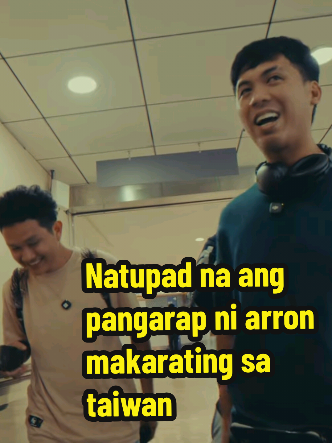 Surpresa ni Cong kay Aaron natupad na makapunta sa taiwan #congtv #aaron #teampayaman #taiwan #lipad 