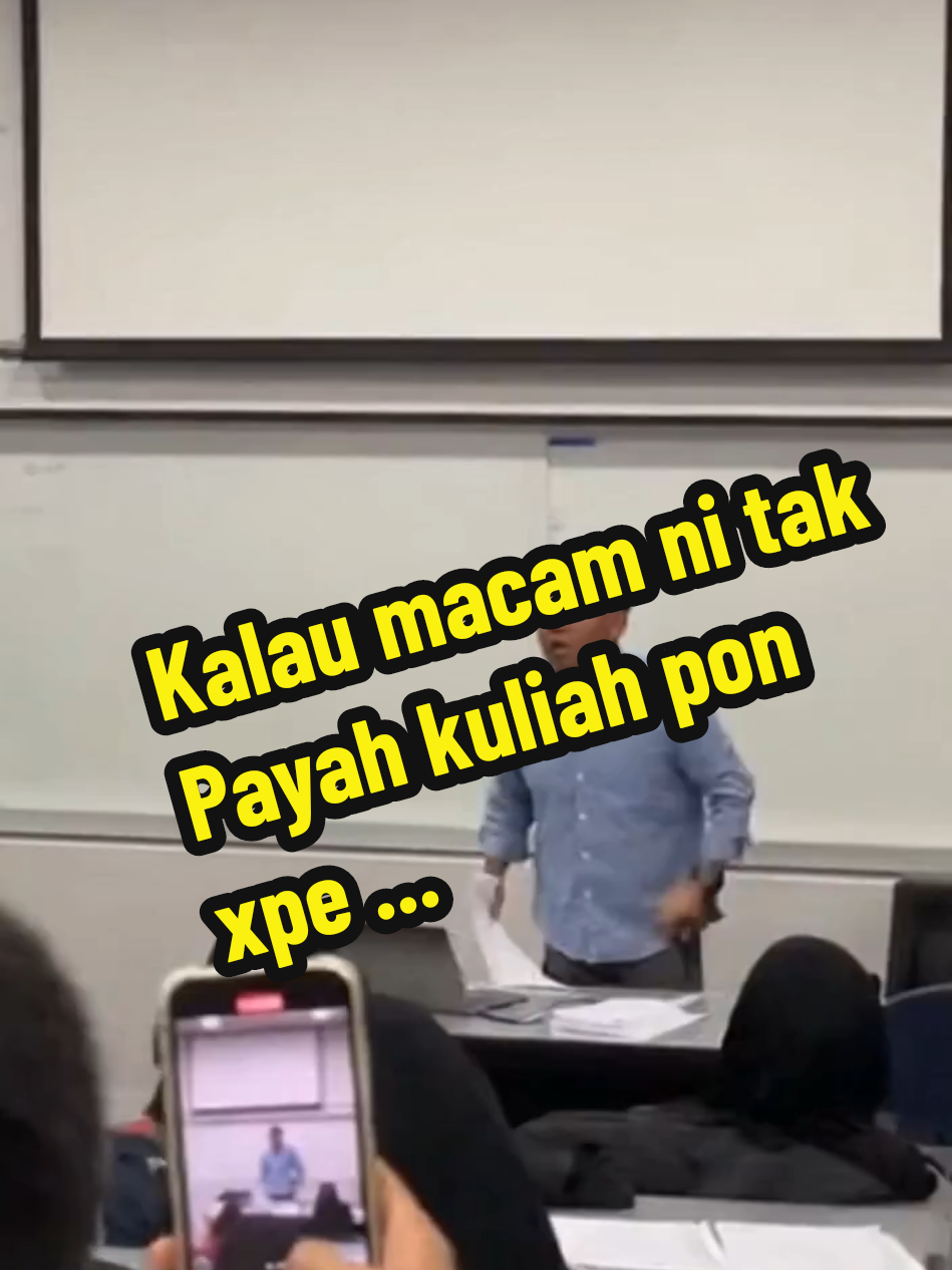 kalau macam ni tak payah kuliah Pon xpe . 🥺🥲