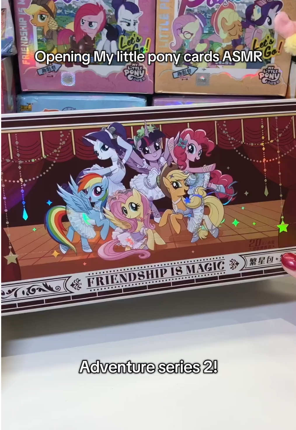 Guys.. i know.. i’m a little late to opening this box but i have finally got my hands on one! This box may be my favourite release of this year i absolutely adore the theme! Also if you’d like to buy a box like this for yourself click the link in my bio to pre order! Pre orders will be shipping on Nov. 5-12, join my discord to stay updated! Anyways luv u guys so much, i can’t wait for the next shipment to arrive so i can open more cool things for u guys!  #mylittlepony #asmr #kayou #fyp #tradingcards 