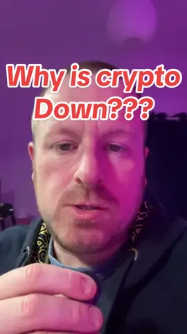 Why is crypto down !!! #cryptotrading #cryptok #cryptotrading #fyp #dump 