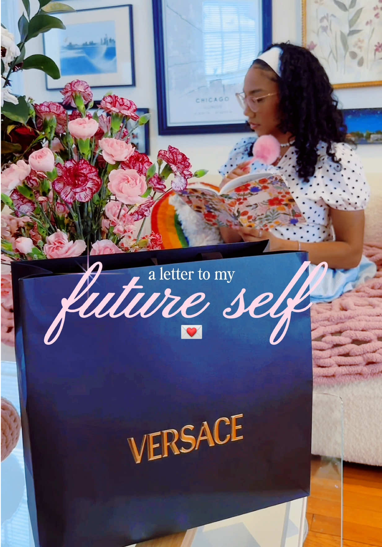 #ad a letter to my future self 💌💫 to the woman i’m becoming - a reminder to always show up as her most confident self sealed with a spritz of @VERSACE Bright Crystal 💕 a luminous mix of yuzu, peony, and musk — fresh, feminine, and timeless. 🌷🍋✨ @Ulta Beauty #VersaceFragrances #VersaceBrightCrystalEDT