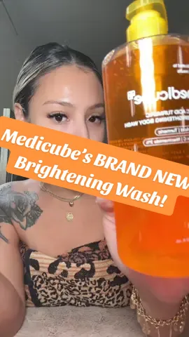 🧡✨Medicube’s brand new Kojic Acid & Turmeric Brightening Body Wash🧼✨#medicubesuperbrandday #medicube #medicubekojicacid #brighteningskincare #tiktokshopblackfriday 