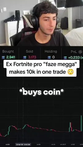 Megga is actually insane 😳 #memecoins #faze #crypto #cryptotrading 