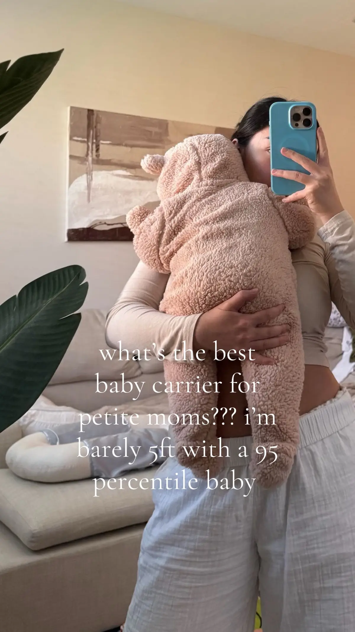 outgrowing his wrap and my lillebaby carrier is too big for me 😞 #babywearing #babycarrier #babywear #firsttimemom 