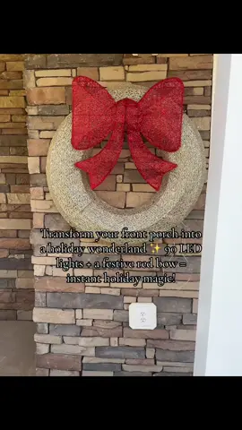 Your neighbors will be jealous! 😍 Brighten up your home this season with our 35.4” pre-lit Christmas wreath 🎄✨ Perfect for doors, windows, and outdoor vibes! #HolidayGlow#ChristmasVibes #DecorGoals#blackfridaysale#chrismaswreaths 