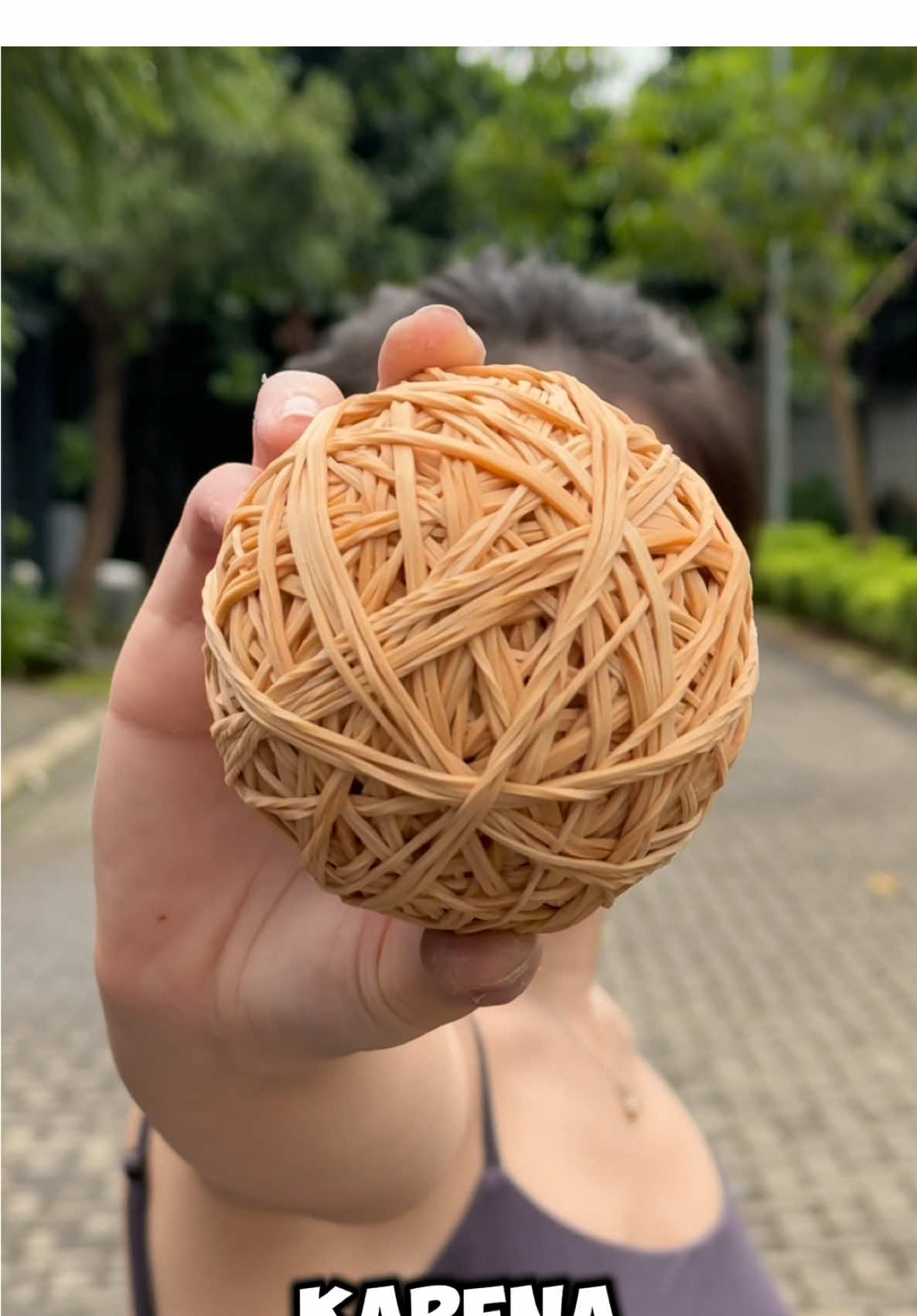 bikin bola raksasa dari karet #cici #dola #id