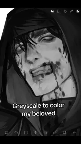 reviviendo la cuenta para defender una técnica de dibujo (ya ni se están peleando)  . #art #greyscale #arttok #fyp #ibispaintx 