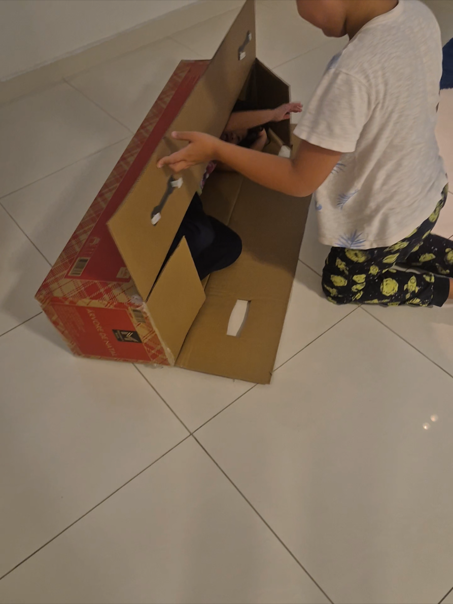 Arvore de natal?? brincadeira de irmãos! ❤️💙🎄😆 #irmaos 