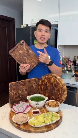 Thớt gỗ TEAK của công ty 26 BQP dùng rất đảm bảo nhé các bác. #leanhnuoi #thot #thotgoteak #thotgo #nauan 