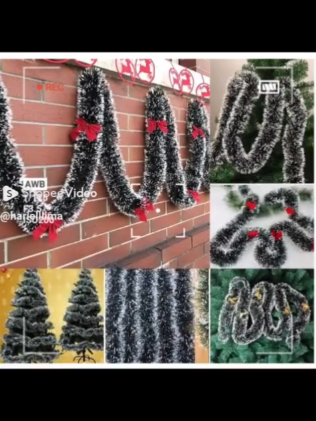 🎄 Bio: Kit 1/3/5/10 Festão Verde Escuro Nevado 2 Metros x 7 cm — Ideal para decorar árvores, portas, janelas e ambientes natalinos com charme e elegância. 🌟✨ 👇🏼 Clique e garanta já o seu! https://s.shopee.com.br/BLi35UmSY #Natal  #DecoraçãoDeNatal  #FestãoNatalino #verdenevado #decoraçãofestiva 