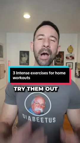 3 intense exercises to help you lose the DAD BOD from home.  Add them to your favorite circuit and let the gains begin. #homeworkout #weightlifting #over40