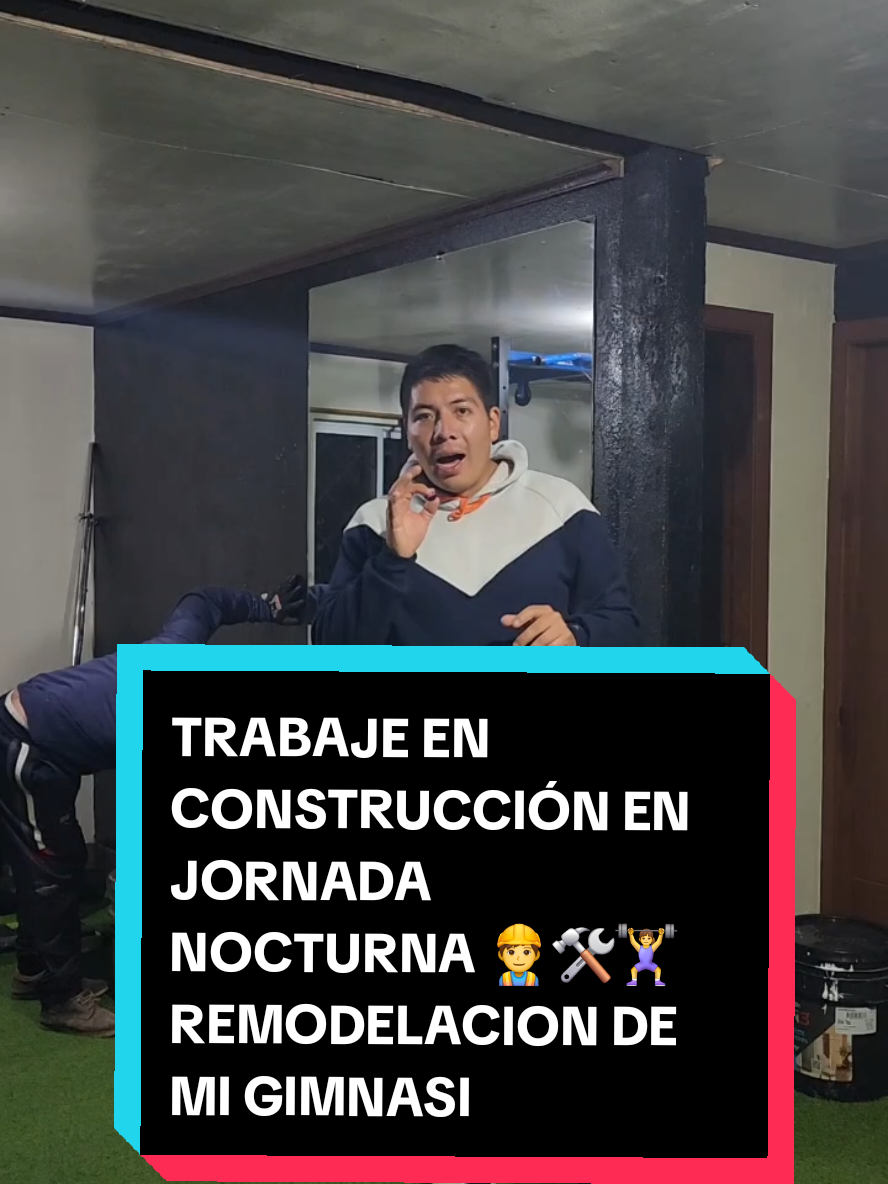 TRABAJE EN CONSTRUCCIÓN EN JORNADA NOCTURNA 👷‍♂️🛠🏋‍♀️ #construction  #noche #gym  #remodelacion 