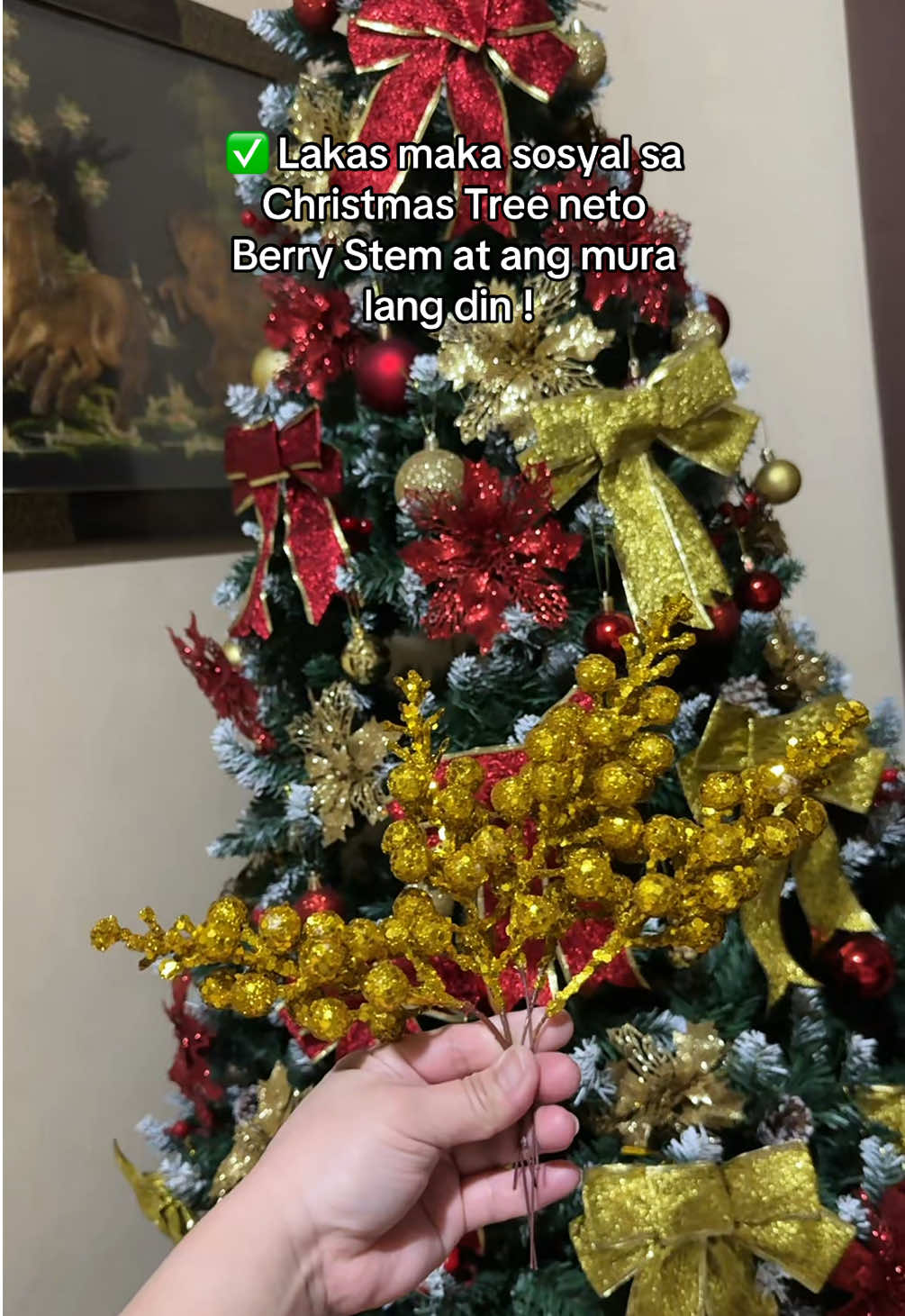 Ang ganda ! Lakas maka sosyal sa Christmas Tree ang mura lang din. #christmasdecor #christmastreedecor #christmas 