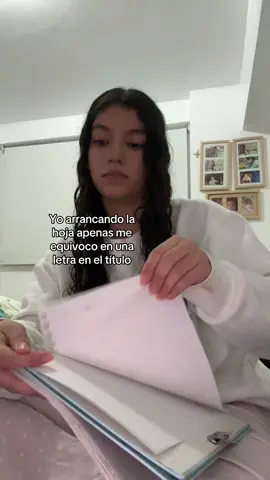 Disclaimer esta hoja si se terminó usando y nunca arranco las hojas🫩 lo termino dejando así JAJAKAJAJ es contenido 