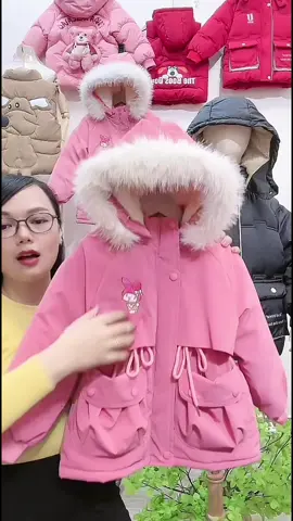 Áo parka nhung lỳ lót lông dày dặn cho bé#aokhoacphao #aoparka #aokhoaclotlong #aokhoacchobe #xuhuong 