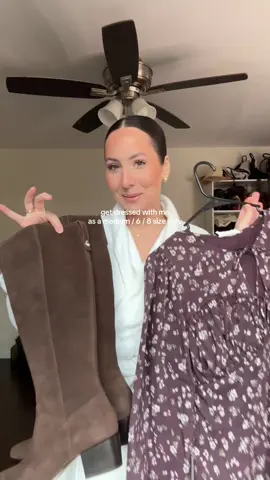 Never works out the way I want!! Really hoping I can swap these shoes for a bigger size bc I love them!! @böhme code is 20madss & shoes are @Dolce Vita Footwear #OOTD #getdressedwithme #outfitinspo @J.Crew @Vince Camuto 