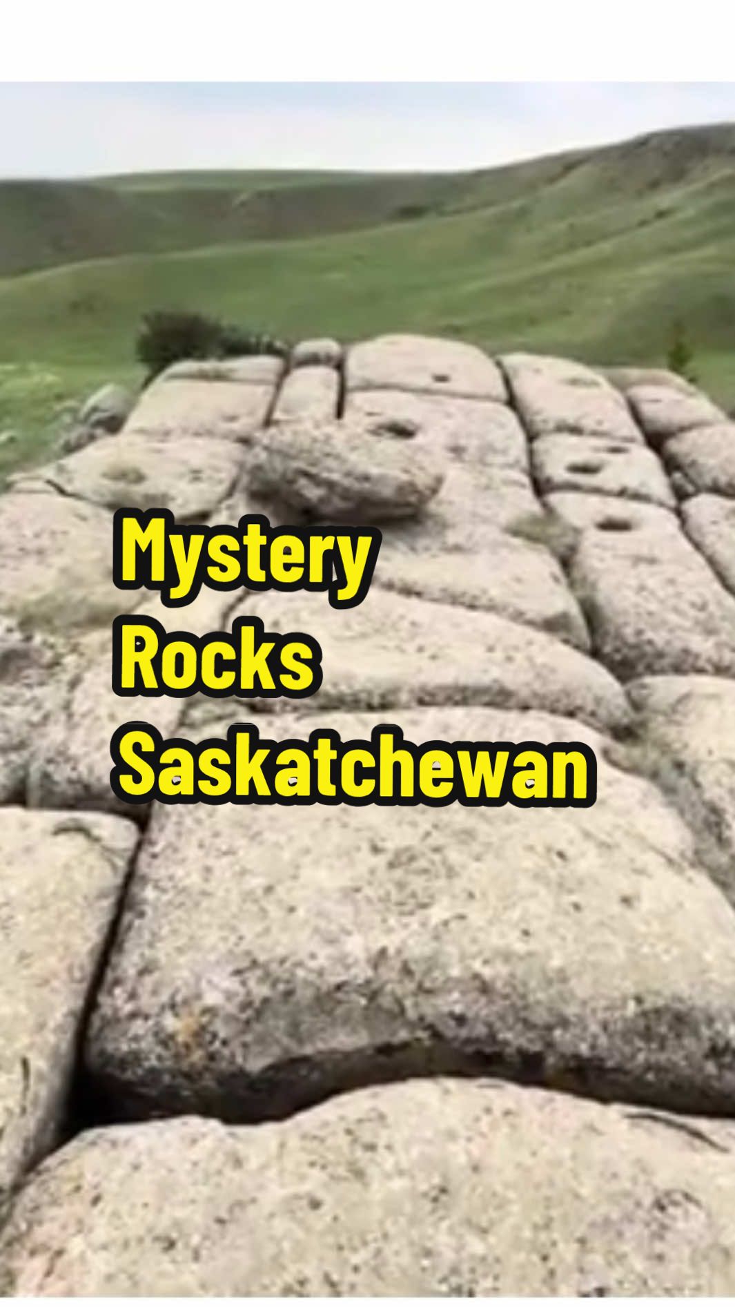 Replying to @user6436752554444  What do you think? Man made or nature? The Mystery rocks in Cypress hill Canada #Mystery #History 