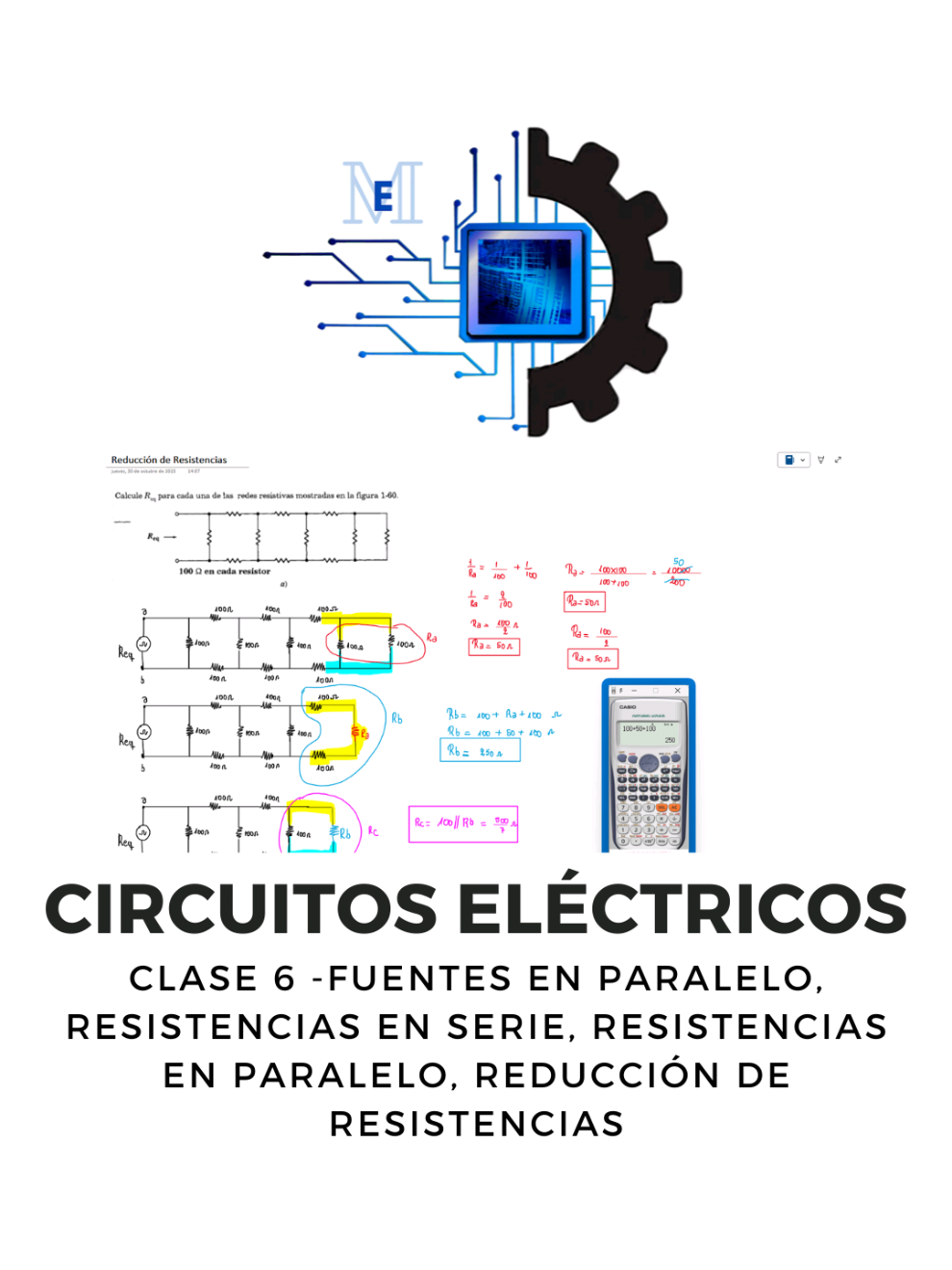 ⚡Fragmento de la clase de hoy de Circuitos Eléctricos I Clases 6 - Fuentes en Paralelo, Resistencias en Serie y Paralelo, Reducción de Resistencias  🔴 No faltes a la próxima clase 🎓 Síguenos en nuestro canal #LIVEIncentiveProgram #SideHustleLIVE #PaidPartnership 