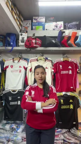 LIVERPOOL FULL SLEEVE JERSEY’S AVAILABLE IN HIGH QUALITY✅ SIZE: S/M/L/XL  DM TO ORDER DELIVERY ALL OVER NEPAL  📍MAITRY BHAWAN,NEWROAD, KATHMANDU #trending #fyp #liverpool #jersey #himalayanoxsports 