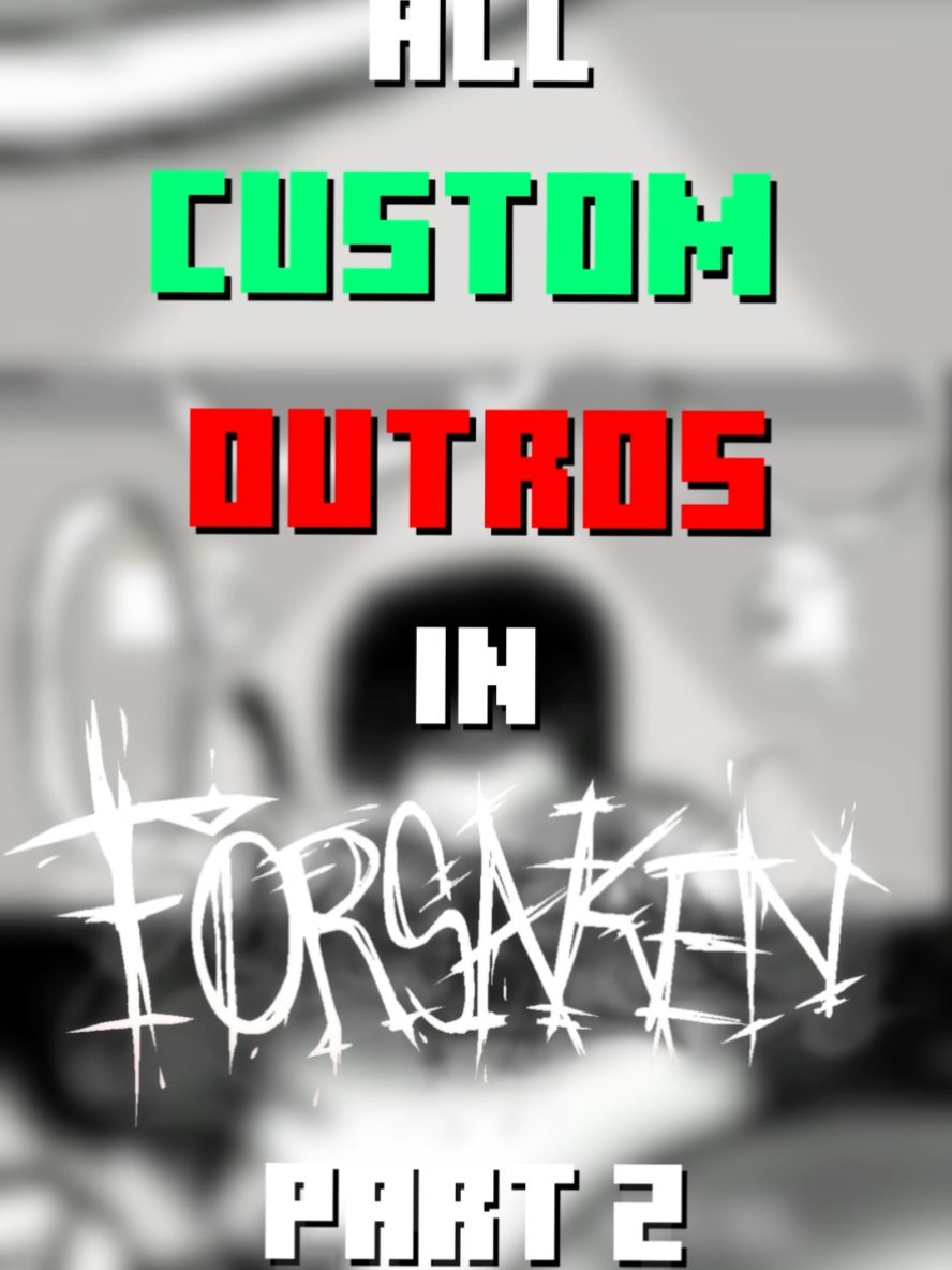All Custom Outros In Forsaken Part 2 #roblox #forsaken #shorts #funny 