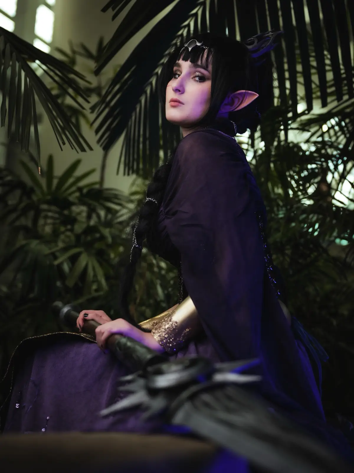 I sometimes remember I can share photos on this app lol!! Here is an original design I call “princess Shadowheart”! I hand bedazzled the corset and added all the details to the dress, made the little fabric slip, and beaded the necklace! I’m just so happy with how it turned out and I’m so happy to share these awesome photos by @@Saikotic ##shadowheart##bg3##bg3cosplay##shadowheartcosplay