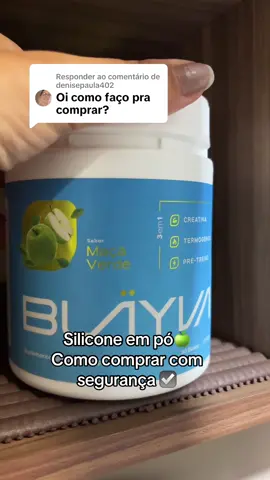 Respondendo a @denisepaula402 Como adquirir o silicone em pó com segurança 🤌🏻